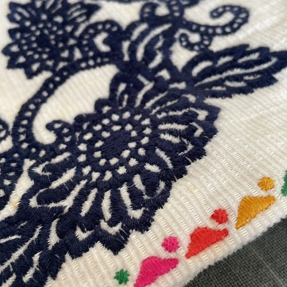 ANTHROPOLOGIE embroidered corduroy jacket blazer - Picture 6 of 13